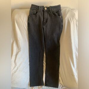 Fashion Brand Company Penelope Gazin Black Jeans Cotton Stretch  XS 25 x 28